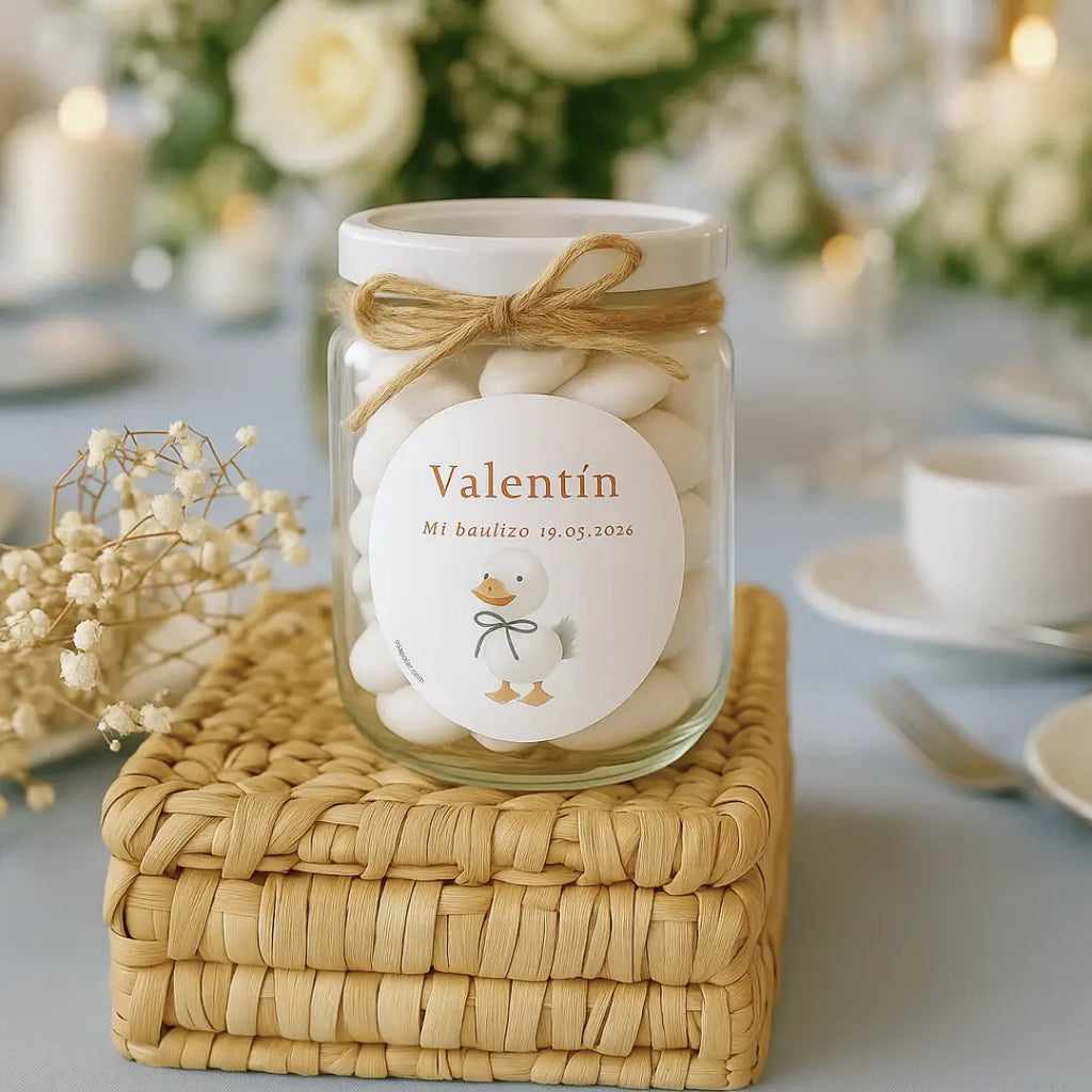Tarritos para rellenar personalizados