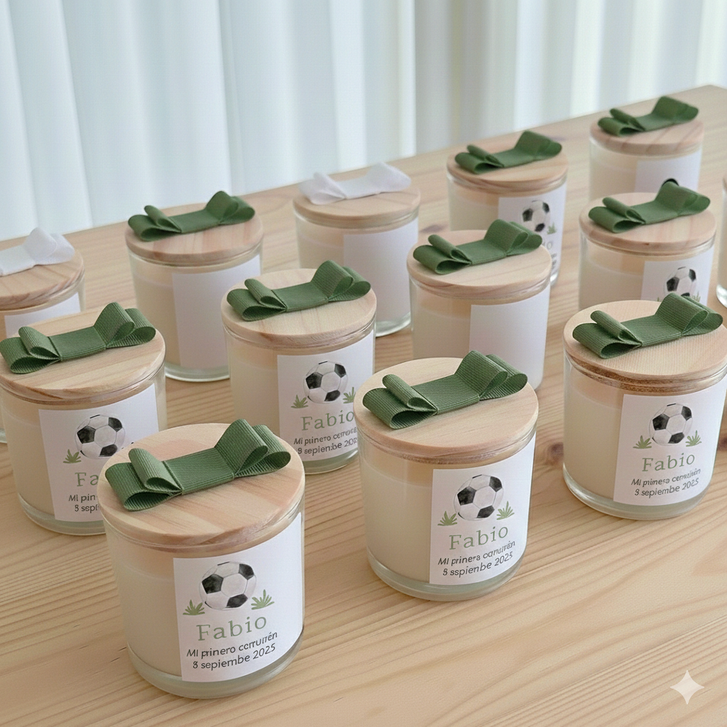 Vela redonda de cristal