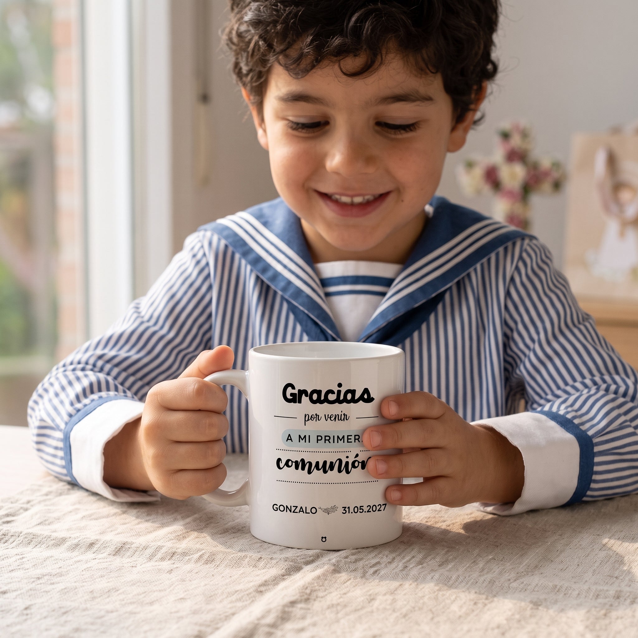 Taza personalizada - Gracias comunión