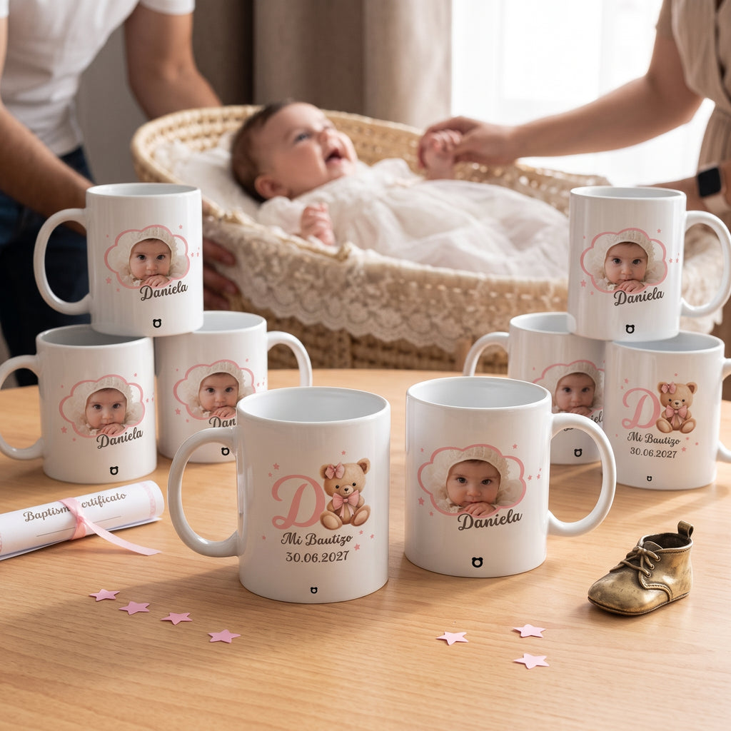 Taza personalizada - Núbe rosa