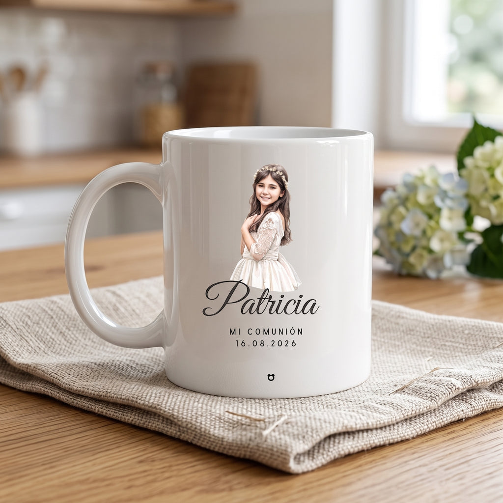 Taza personalizada - Fotografía Acuarela