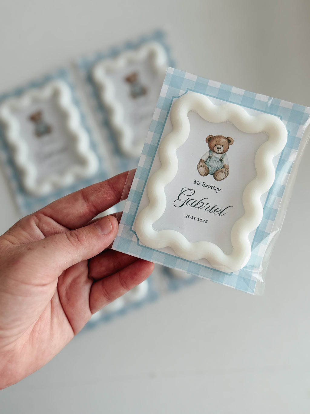 Imán 3D “Waves” + cartulina personalizada