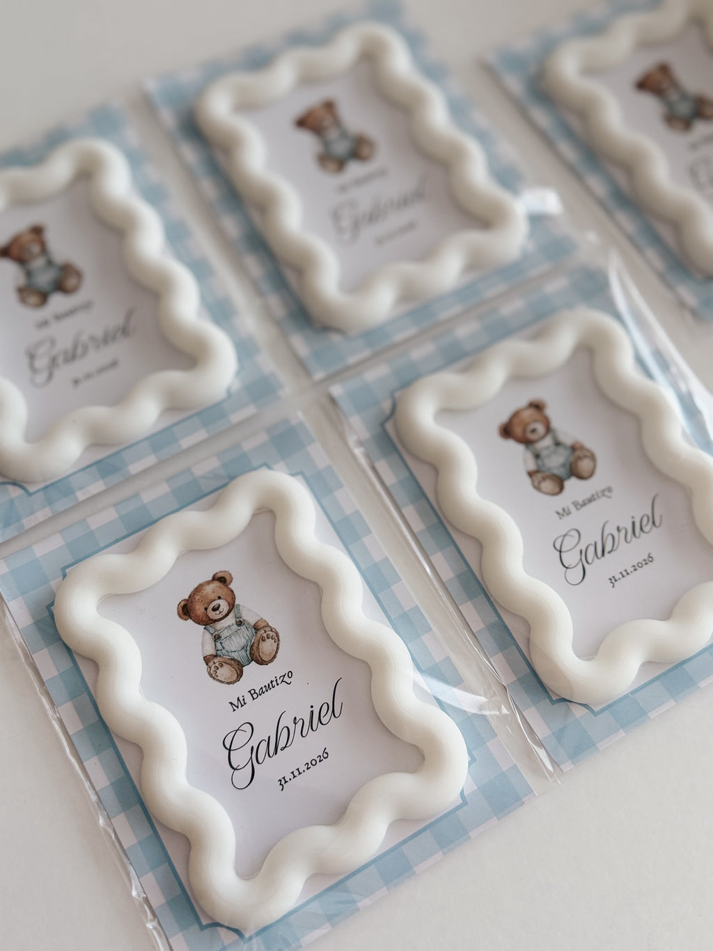 Imán 3D “Waves” + cartulina personalizada