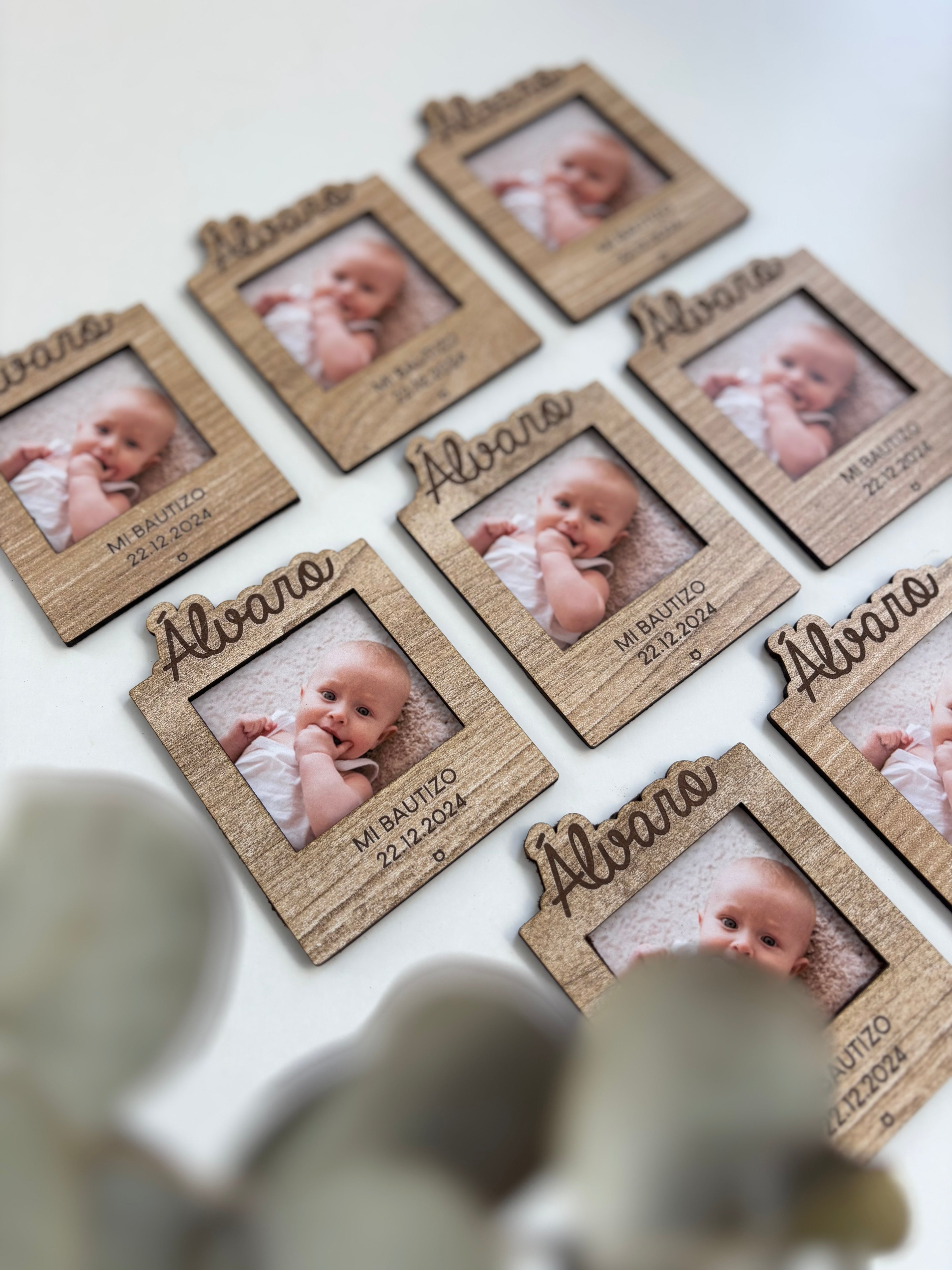 Imán de madera Relieve