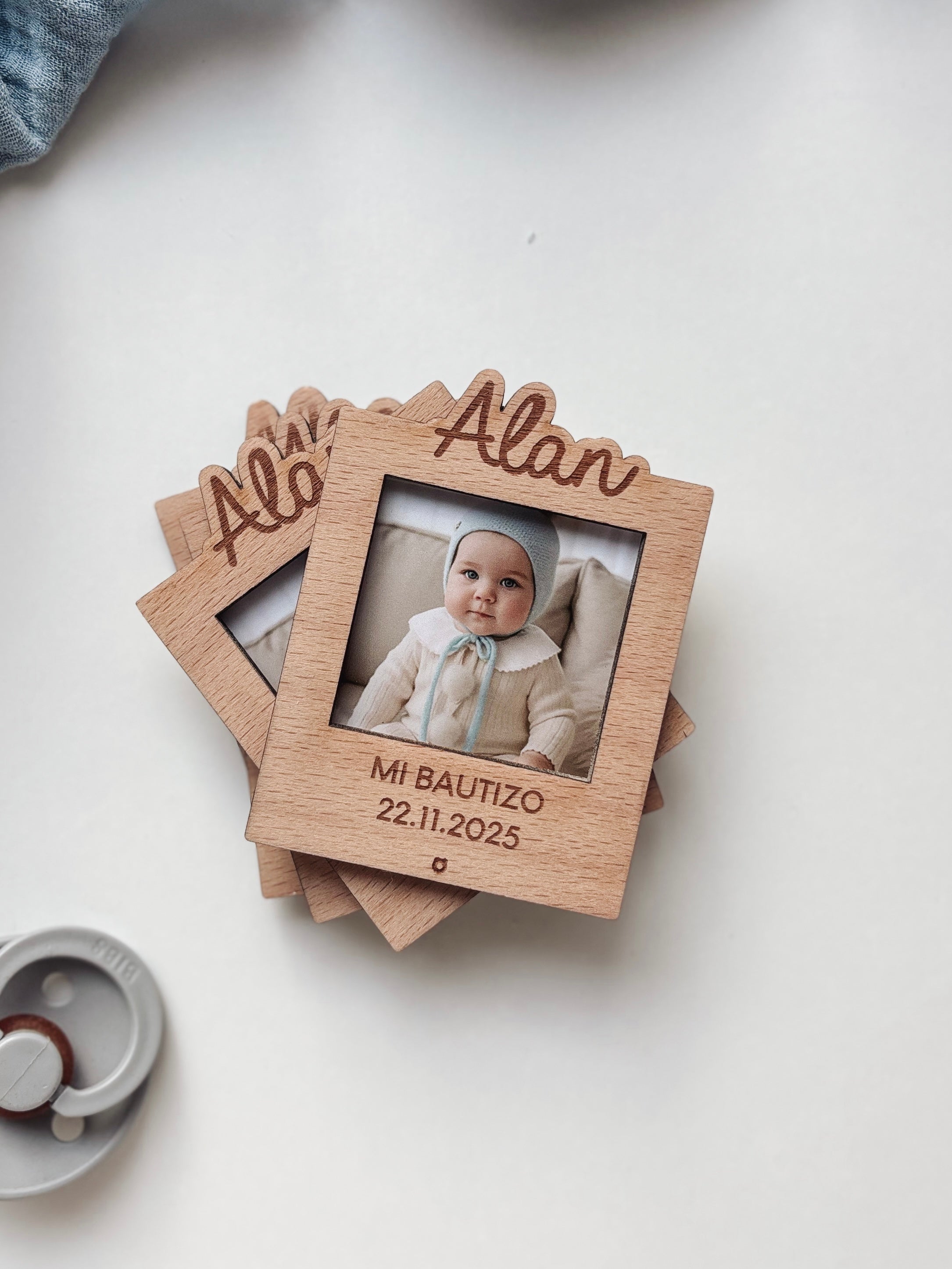 Imán de madera Relieve