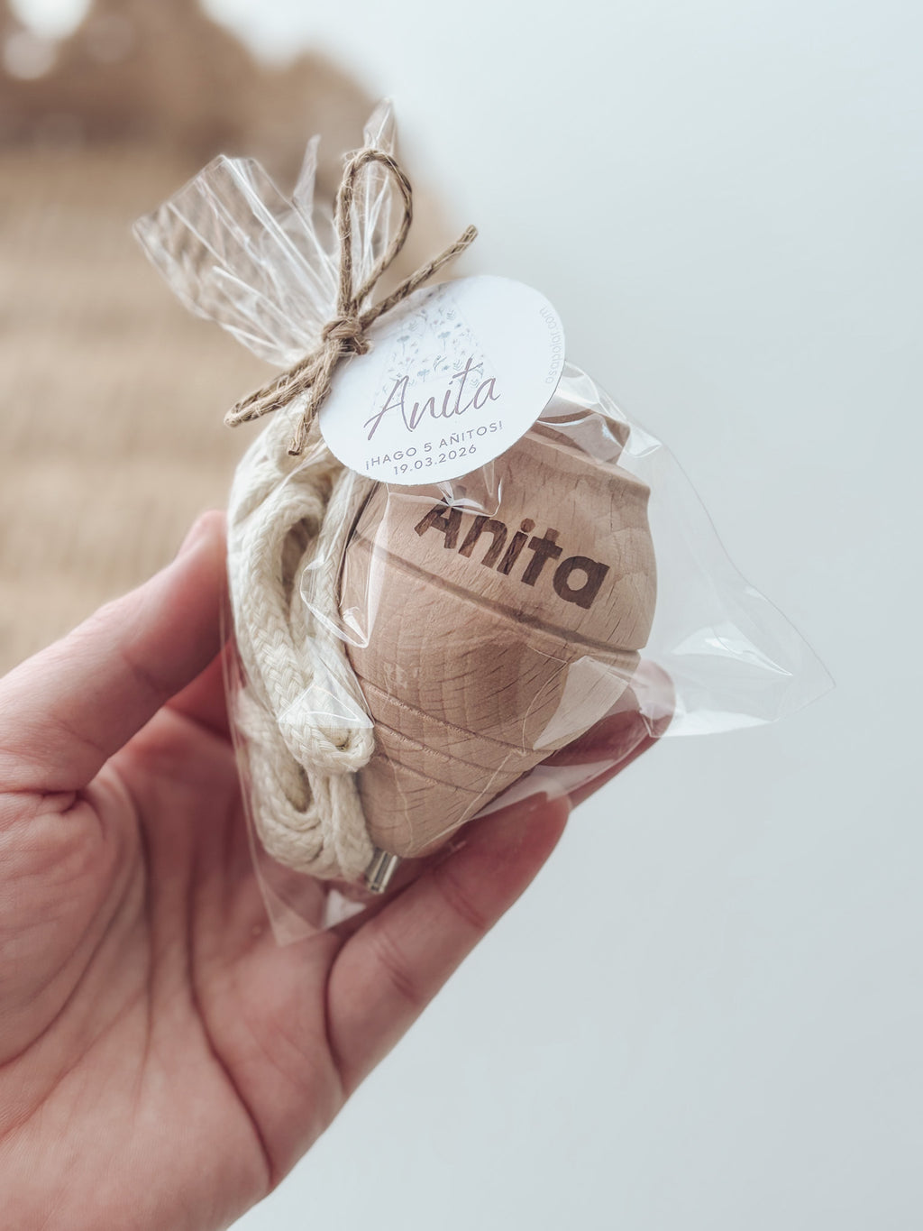 Peonza personalizada