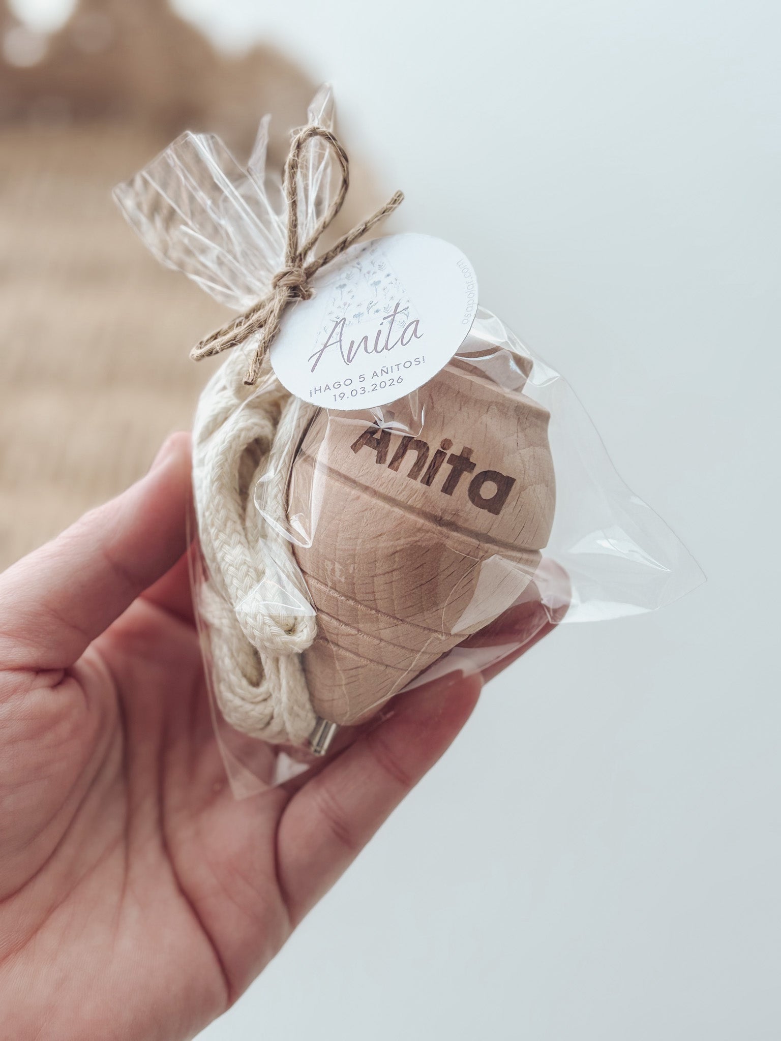 Peonza personalizada