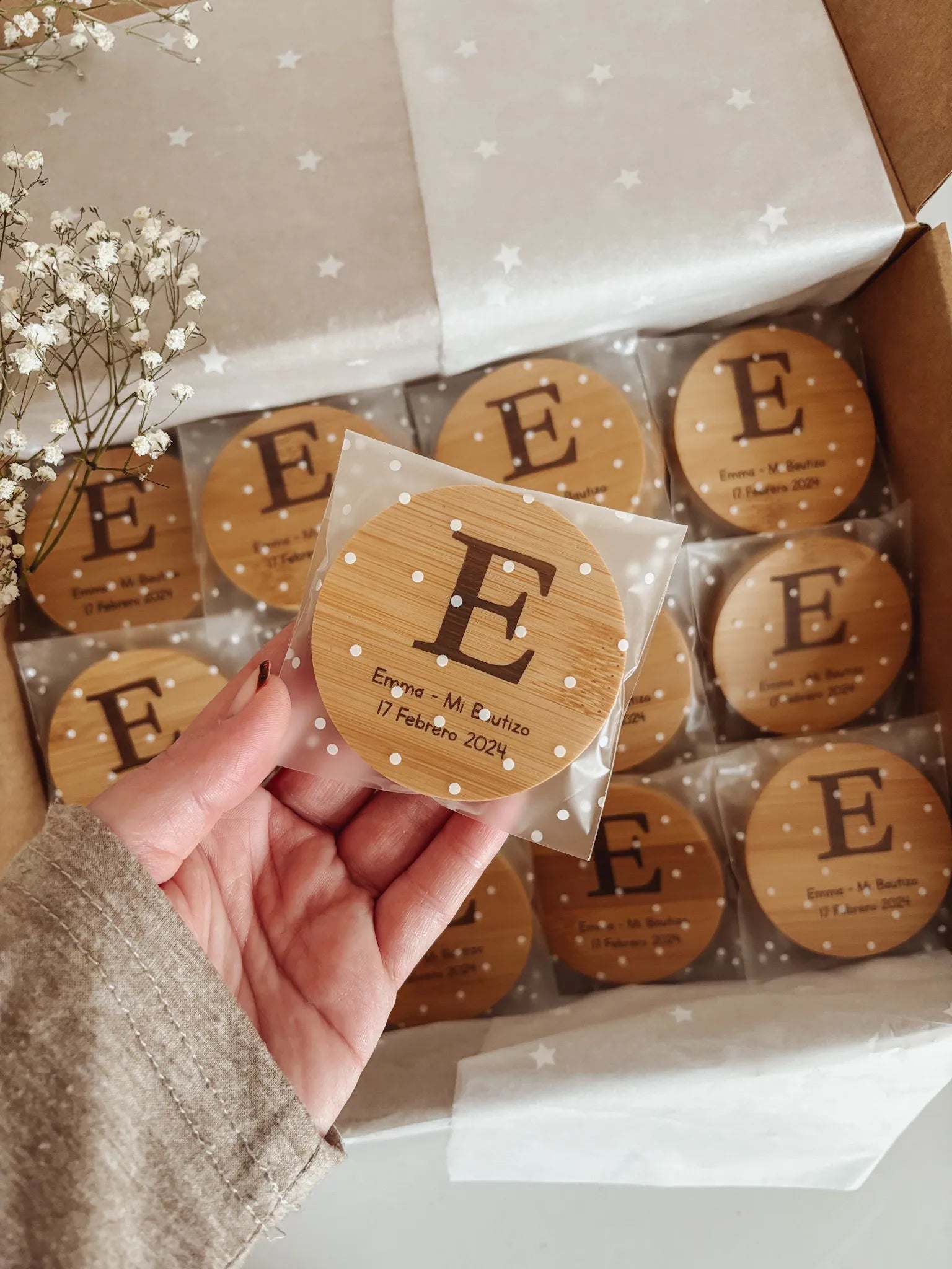 Espejo de madera personalizado