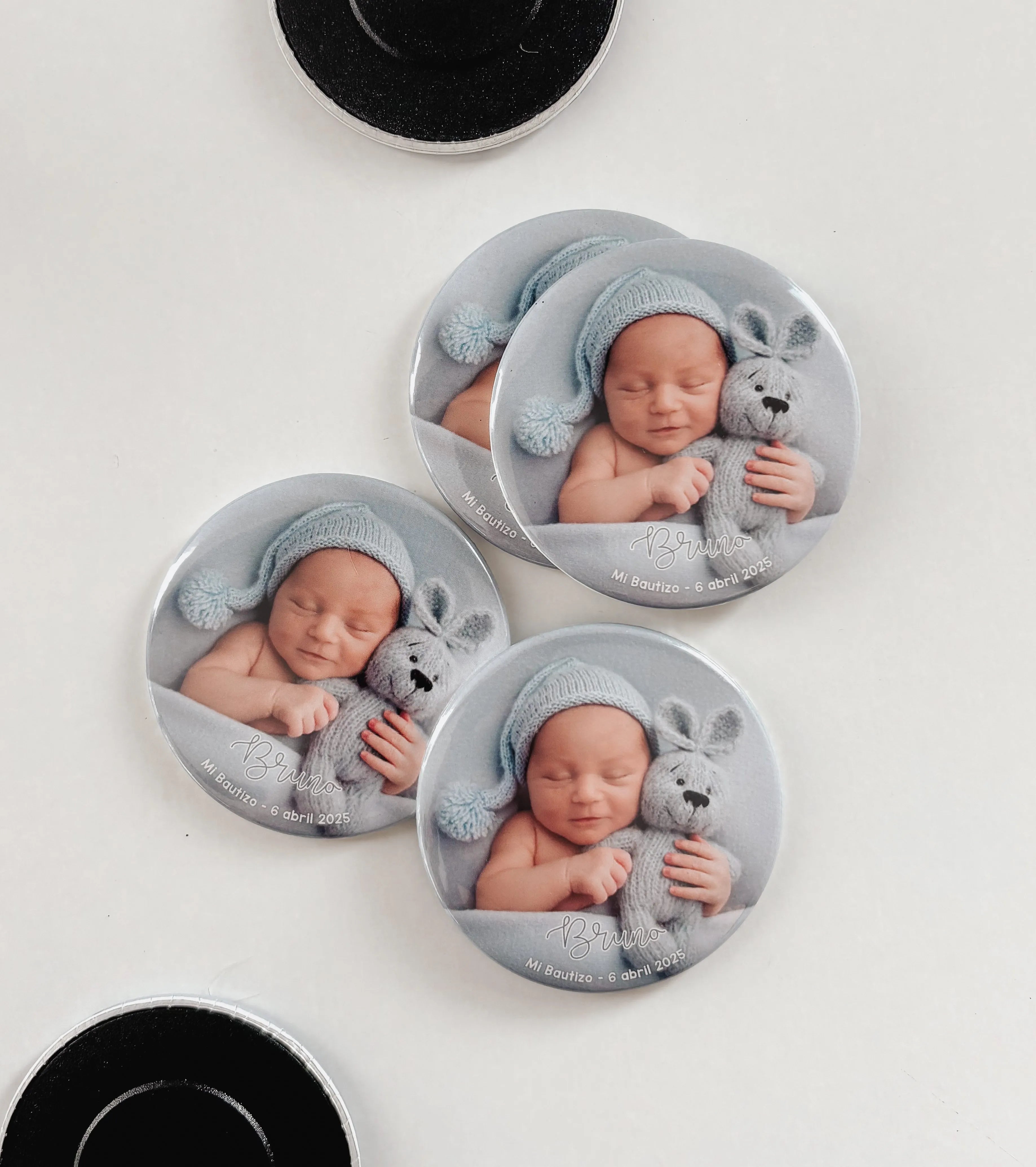 Chapas con foto personalizadas