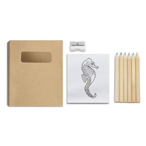 Kit de cuaderno + libreta y colores